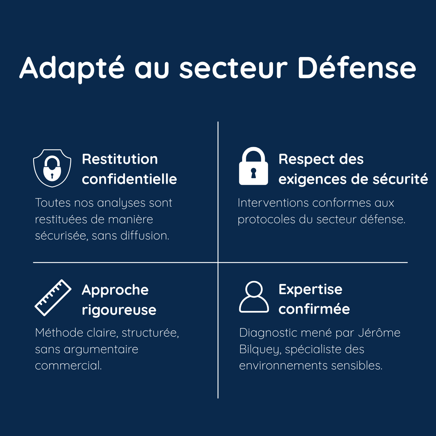 Offre diagnostic secteur défense